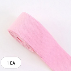 해피베어스 파스텔 소프트 고무줄 25 mm x 270 cm, 핑크, 1개