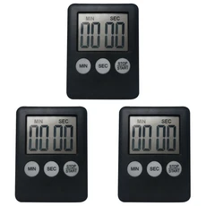 1 5pcs 디지털 전자 주방 타이머 LCD 디스플레이 스톱워치 미니 스포츠 운동 베이킹 요리, 05 3pcs