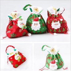 Pan's Box AP0045, 1個, 聖誕手提禮物袋,雪人(紅)