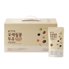 자연채움 오색칠콩두유 무가당, 185ml, 40개