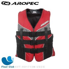 AROPEC 成人尼龍救生衣 UL認證 浮力衣 游泳防溺水 浮力背心 鮭魚色