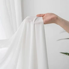 북유럽 모던 리넨 암막 커튼 거실 식당 침실용 커스텀 스티칭 블루 윈도우 스마일 커튼 문짝 1PC