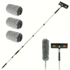 144/206CM 확장 가능한 접합 막대 바닥 스크레이퍼 가정용 창 청소 와이퍼 유리 스크레이퍼 창 와이퍼 청소, A