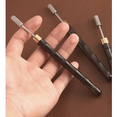 리브온 가죽공예 엣지코트 약칠기 기리메도구, 상세페이지 참조, 1개