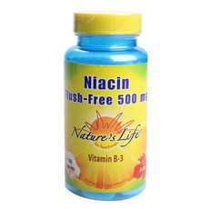 Nature's Life 無溫熱反應菸鹼酸 500mg 錠, 100 件, 1個, 100錠