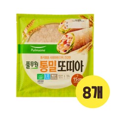 풀무원 통밀 또띠아 15cm 6개입 150g 아이스박스 포장, 300g, 4개
