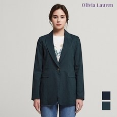 [올리비아로렌] 갱카라 린넨 솔리드 자켓_VOPFUVM3331