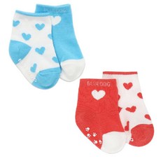 [AK플라자] [블루독베이비] 큐티하트세트양말 2종 택1(BL RD)45-A70-011-03
