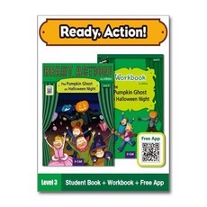 Ready Action 2E 3 The Pumpkin Ghost on Halloween Night (SB+WB+Free app)