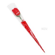 블루 장미 조화 생화같은조화, 1개, 1