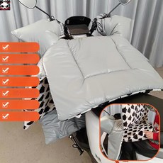 터 보온 토시 블랙 패딩 방풍 겨울용 기모 담요, 1개, 수면복 플란넬 PU 램스킨 그레이 A