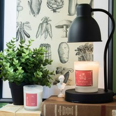 HYGGE VIBE 北歐風多段調節融蠟燈組合 香氛蠟燭 禮物推薦, 黑色融蠟燈,浪漫交響曲（玫瑰白麝香）