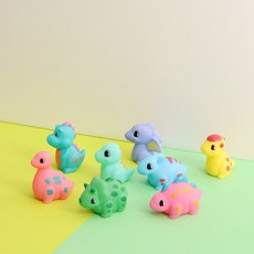 일루와 공룡 아기 목욕 놀이 유아 물놀이 장난감 LED, 03.티티(아빠 티라노사우르스), 1개