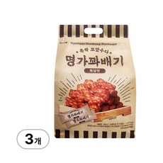명가꽈배기 흑당맛 500g x 3개 옛날과자 개별포장 미니스낵