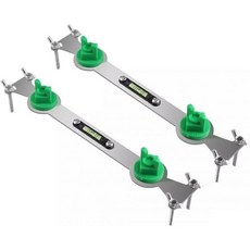 2 Pack Metal Hot and Cold Water Ppe Leveler Level ndcator for Adjustment Stanless Steel Bathroom, 2 Pack Metal Hot and Cold Wate