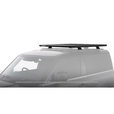 RHINO-RACK 黑四驅ALL BLACK DEFENDER 90 Pioneer 6 平盤組 腳座款, 1個, 黑色