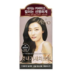 려 우아채 멋내기 새치염색약, 짙은갈색 4N, 2개