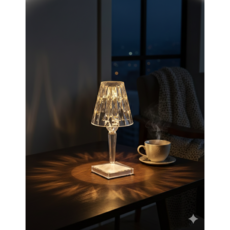 르젠트 무드등 인테리어 조명 충전식, 크리스탈 화이트