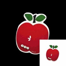 귀여운 사과보드 메모판 교회게시판 게시판보드 복도게시판 코르크보드