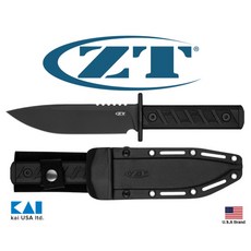 Zero Tolerance ZT 直刀 CPM 3V 粉末鋼 G10 握柄 K鞘 ZT0006BLK, 1個