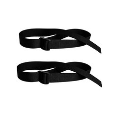 조정 로잉 머신 발 스트랩 강화된 퀵 릴리스 로워스 피트니스 내구성 운동 밴드, 기본, 1. Black