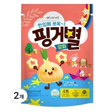 아이배냇 아동용 핑거별 쌀과자, 양파맛, 30g, 16개