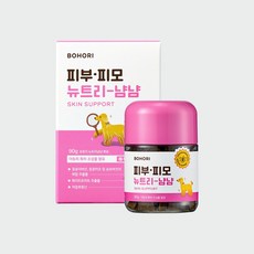 보호리 피부 피모 뉴트리냠냠 2.0 90g 강아지 발사탕 가려움 건조 모질 습진 영양제, 1개, 피부/피모, 90정