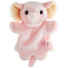 PUPPET COLLECTION ZOO 코끼리 핸드 퍼펫 핑크