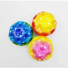 유용한 구멍 공 소프트 반 중력 고무 바운스 66mm 극단적 인 높은 튀는 야외 게임 스포츠 장난감 안티 스트, ball 85, 1개