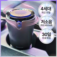 어바웃루이스 차량용 미니 공기청정기 아이 키우는 초저소음 흡연차, 디지털 그레이, ST-AP100