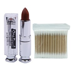 댕기머리 원터치 헤어 커버 스틱 4g + 면봉100개, 1개, 자연갈색+면봉100개