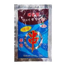 가가왕 중국식품 맛있는 매운맛 양꼬치 촬료 양꼬치 양념 바베큐 짠료, 60g, 4개