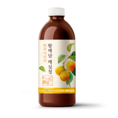황매실청 하동 지리산 황매담 숙성 발효액 3년숙성, 1개, 1L