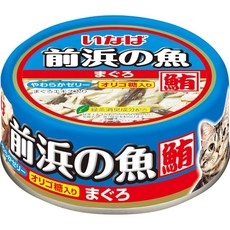 Inaba 貓咪罐頭 前浜の魚 鮪魚口味 蒟蒻凍, 1個, 115g, 鮪魚 IWF-151
