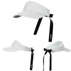 던롭 젝시오 여성 리본 바이저 XHW002, GAH 21085I 그레이