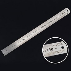수학교사 칠판용 30cm 메탈직자 금속자 철자