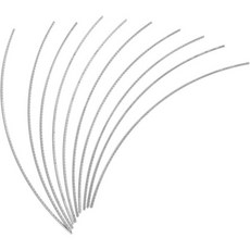 프로젝트용 교체용 프렛 설치가 쉬운 어쿠스틱 및 포크 기타용 Kisangel 10pcs 기타 프렛 와이어, 20.5x0.29x0.33cm