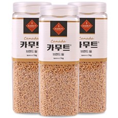 정품 카무트 쌀 고대곡물 호라산 브랜드 밀 1kg x 3개