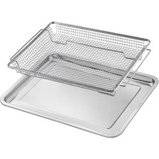 Atgestore W11548747 월풀 키치네이드 오븐 바구니 18.5x12.8 메쉬 304 스테인리스 스틸 메이태그 제니어 레인지 스토브 에어 프라이어 트레이 토스터 랙용 교체