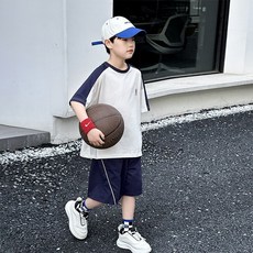 男童夏裝套裝2026新款夏季兒童短袖運動服男孩薄款速幹兩件套批發