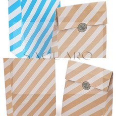 SG 사선 각봉투 1P 답례품포장, 빨강