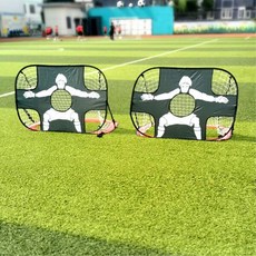 어린이 슛연습 구멍있는 미니 축구골대 축구놀이 야외행사 휴대용, 레드, 단일사이즈