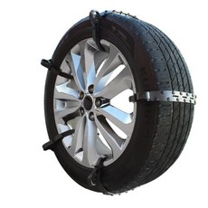 소노샵 자동차스노우체인 모닝스노우타이어 겨울 자동차 눈길 안전 용품 벨트형 스노우 체인, 블랙