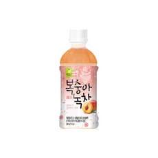 복숭아녹차 340ml 1개 omn*031ui, 단품