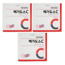 고려은단 메가도스C 비타민C 2000 2g x 100포 3박스, 3개