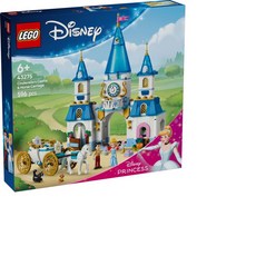 LEGO 迪士尼系列 仙杜瑞拉灰姑娘的城堡和馬車 43275, 1組, 混色