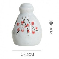 업소용 케이스 병 가정용 세라믹 이쑤시개 통 이쑤시개병 도자기 뚜껑, 1개, 3_한매 물방울 치약통