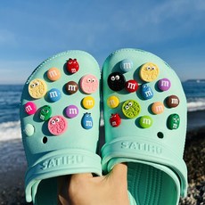 동행 앰앤앰 컬러풀 초콜릿 쿠키 신발 파츠 26pcs 엠엔엠 M&M 귀여운 악세사리