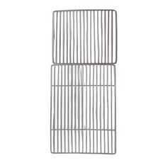 不銹鋼折疊烤肉架專用烤網 (大號/一大一小), 1套裝, 40*30CM