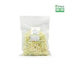 초록한입 유기농 슬라이스 양배추채 1kg (전남 무안산), 1개, 1g